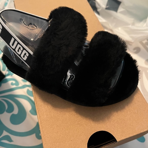 Ugg slides black, 8c 9c 10c new - Picture 4 of 7